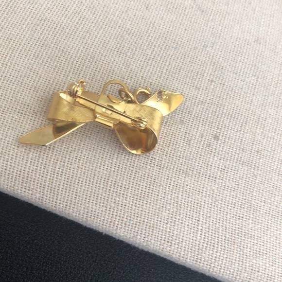 Vintage Bow  Brooch Charm - Picture 3 of 3